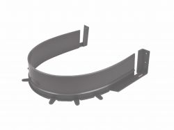 Ограждение сифона для ящика под мойку Volpato для ДСП 18мм графит